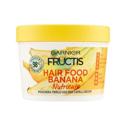 FRUCTIS HAIR FOOD BANANA MASCHERA NUTRIENTE 3IN1 PER CAPELLI SECCHI 390 ML