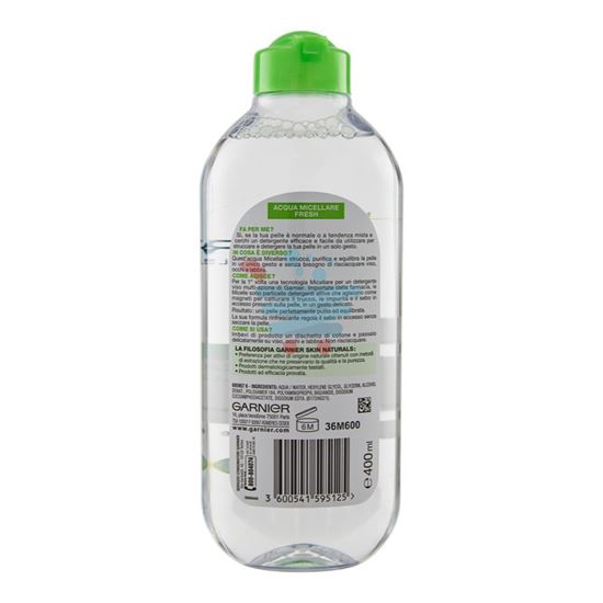 GARNIER SKIN NATURALS FRESH ACQUA MICELLARE PELLI NORMALI O MISTE 400 ML