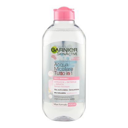 GARNIER ACQUA MICELLARE TUTTO IN 1 STRUCCANTE VISO OCCHI E LABBRA PER PELLI SENSIBILI 400 ML