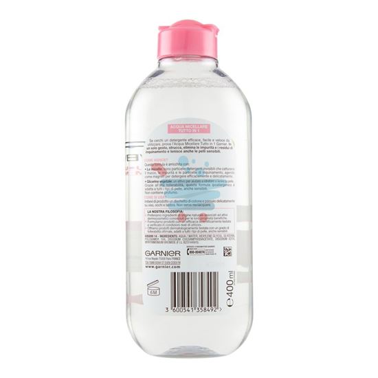 GARNIER ACQUA MICELLARE TUTTO IN 1 STRUCCANTE VISO OCCHI E LABBRA PER PELLI SENSIBILI 400 ML