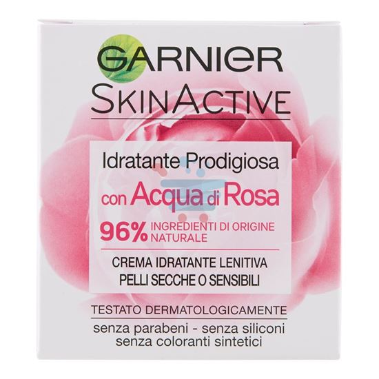 GARNIER IDRATANTE PRODIGIOSA CON ACQUA DI ROSA CREMA IDRATANTE LENITIVA PER PELLI SECCHE 50 ML