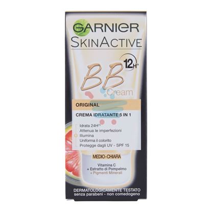 GARNIER BB CREAM ORIGINAL CREMA VISO IDRATANTE 5IN1 CON VITAMINA C MEDIO-CHIARA 50 ML