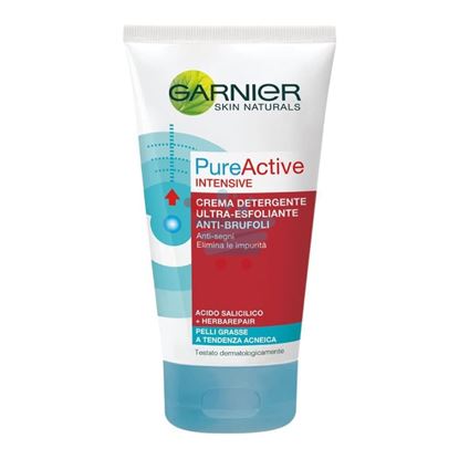 GARNIER PUREACTIVE INTENSIVE DETERGENTE ESFOLIANTE ANTI-BRUFOLI 150 ML