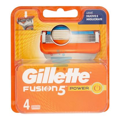 GILLETTE FUSION5 POWER RICARICA 4 PEZZI