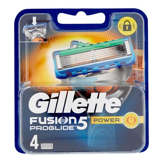 GILLETTE FUSION5 PROGLIDE POWER RICARICA 4 PEZZI