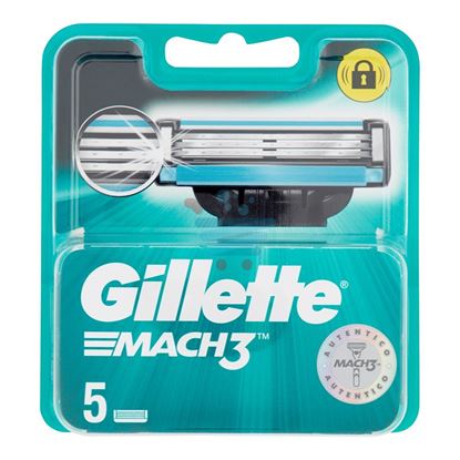 GILLETTE MACH3 RICARICA 5 PEZZI