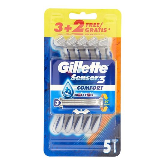 GILLETTE SENSOR3 RASOI CONFORT 5 PEZZI