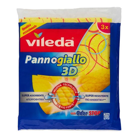 VILEDA PANNOGIALLO 3D 3 PEZZI