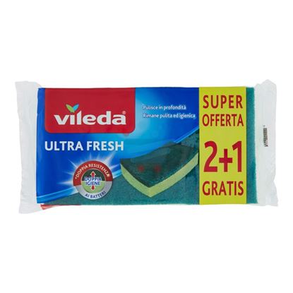 VILEDA SPUGNA ULTRA FRESH 3 PEZZI