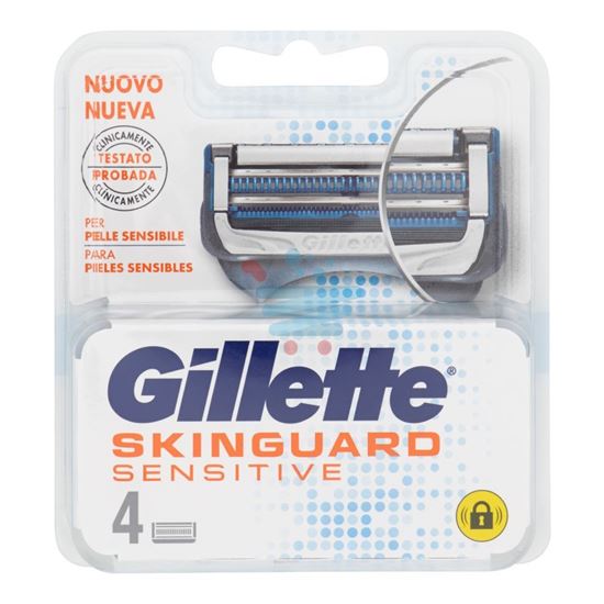 GILLETTE SKINGUARD SENSITIVE 4 RICAMBI