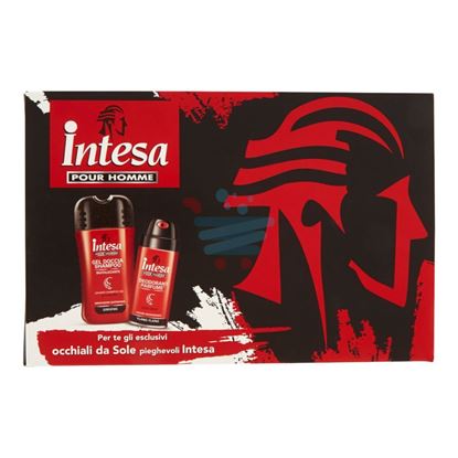 INTESA KIT POUR HOMME - DOCCIA GEL SHAMPOO GINSENG + DEODORANTE YLANG YLANG