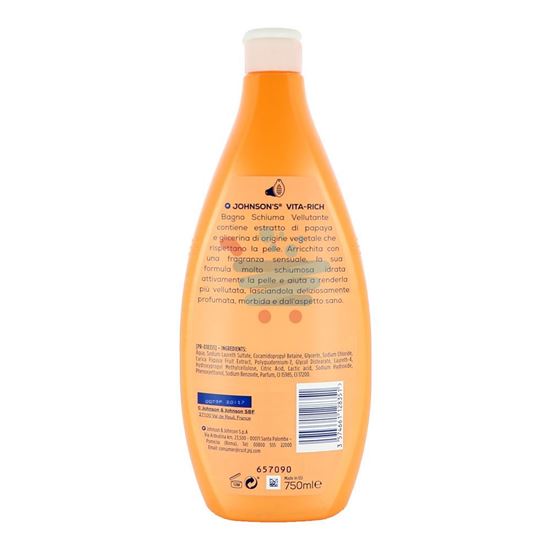 JOHNSON'S BAGNO CON ESTRATTO DI PAPAYA 750 ML