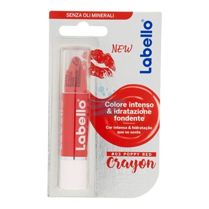 LABELLO CRAYON LIPSTICK 03 POPPY RED 3 GR