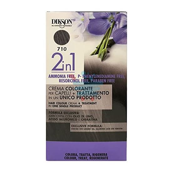 DIKSON 2IN1 CREMA COLOR BIONDO CENERE 710