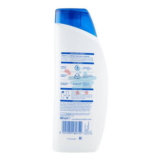 HEAD & SHOULDERS CLASSIC CLEAN SHAMPOO ANTIFORFORA 600 ML