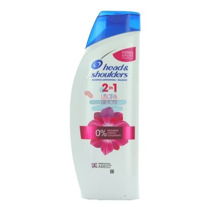 HEAD & SHOULDERS LISCI E SETOSI 2IN1 SHAMPOO E BALSAMO ANTIFORFORA 540 ML