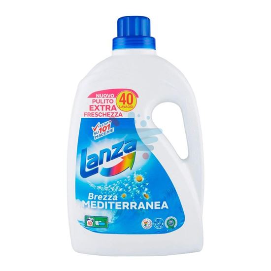 LANZA DETERSIVO LAVATRICE LIQUIDO BREZZA MEDITERRANEA 40 LAVAGGI 2 LT