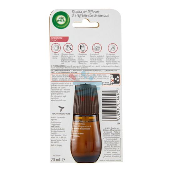 AIR WICK PEONIA & GELSOMINO RIEQUILIBRANTI RICARICA PER DIFFUSORE ARMONIA ISTANTANEA 20 ML