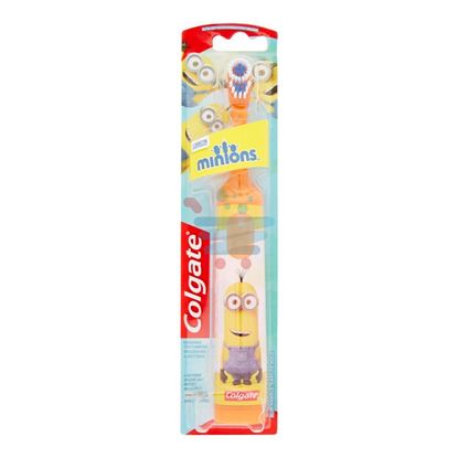 COLGATE SPAZZOLINO A BATTERIA MINIONS EXTRA MORBIDO 2 BATTERIE SOSTITUIBILI INCLUSE