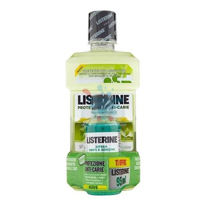 LISTERINE PROTEZIONE ANTI-CARIE 500 ML + LISTERINE DIFESA DENTI E GENGIVE 95 ML