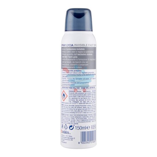 LYCIA DEODORANTE SPRAY INVISIBLE 150 ML