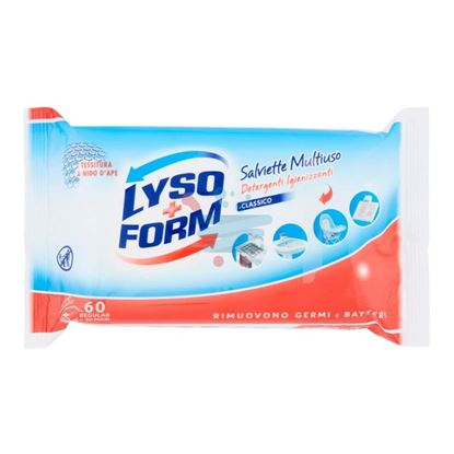 LYSOFORM SALVIETTE MULTIUSO IGIENIZZANTI CLASSICO 60 PEZZI