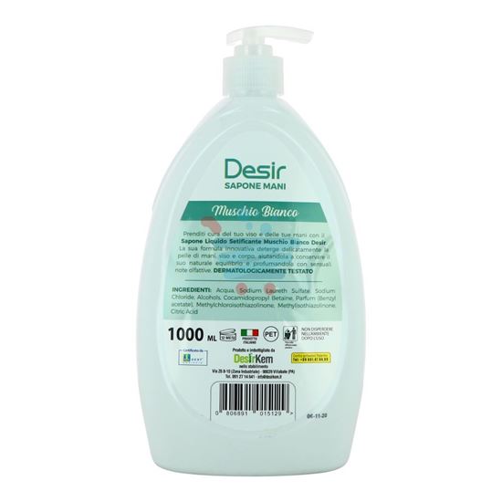 DESIR SAPONE LIQUIDO MUSCHIO BIANCO 1LT