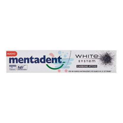 MENTADENT DENTIFRICIO WHITE CARBON NEW 75 ML