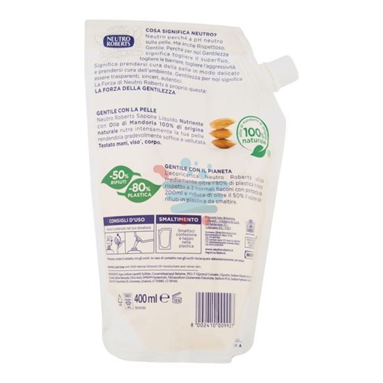 NEUTRO ROBERTS RICARICA SAPONE LIQUIDO NUTRIENTE 400 ML