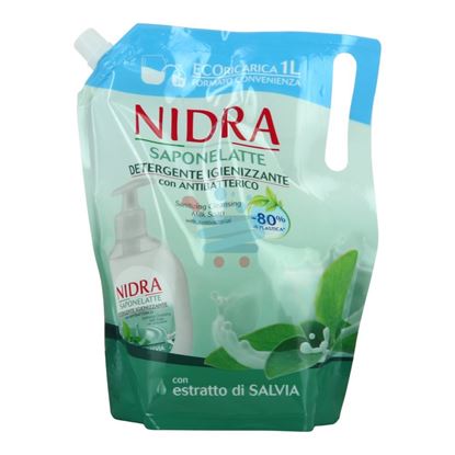 NIDRA BUSTA SAPONE LIQUIDO ANTIBATTERICO BUSTA 1LT