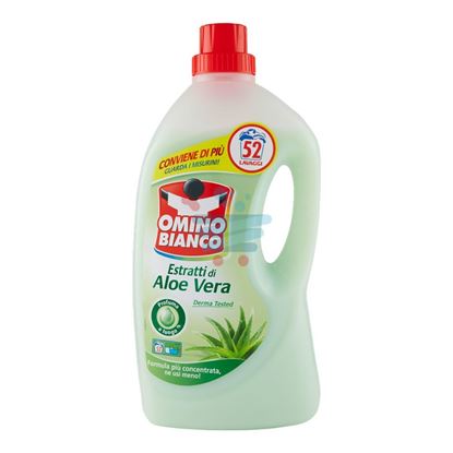 OMINO BIANCO DETERSIVO LAVATRICE LIQUIDO ALOE VERA 2600 ML