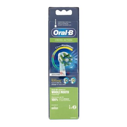 ORAL B RICARICA SPAZZOLINO ELETTRICO CROSS ACTION 2 PEZZI