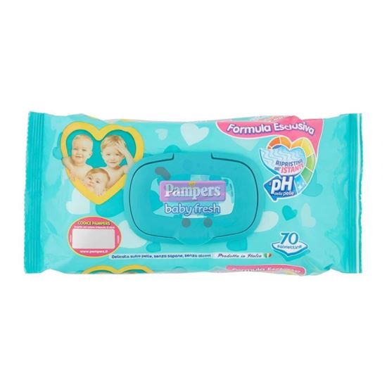 PAMPERS SALVIETTE BABY FRESH 70 PEZZI