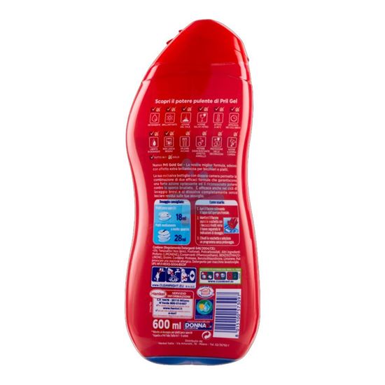 PRIL GOLD GEL LIMONE 600ML