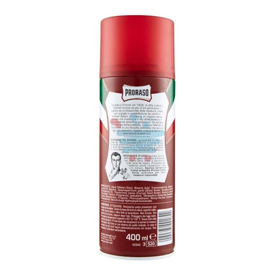 PRORASO SCHIUMA DA BARBA PER BARBE DURE 400 ML