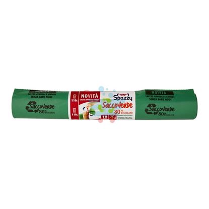 DOMOPAK SACCHETTI SPAZZATURA VERDE 70X105 10PZ