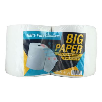 BIG PAPER ROTOLONI PURA CELLULOSA 100% 2PZ