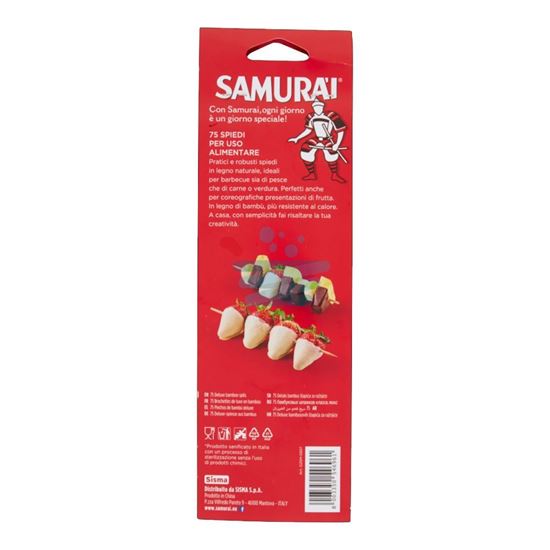 SAMURAI  SPIEDI BAMBU DELUXE 75PZ