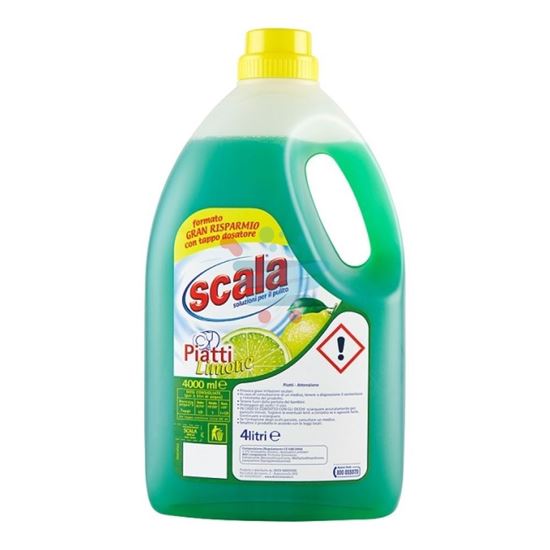 SCALA DETERSIVO PIATTI LIMONE 4LT