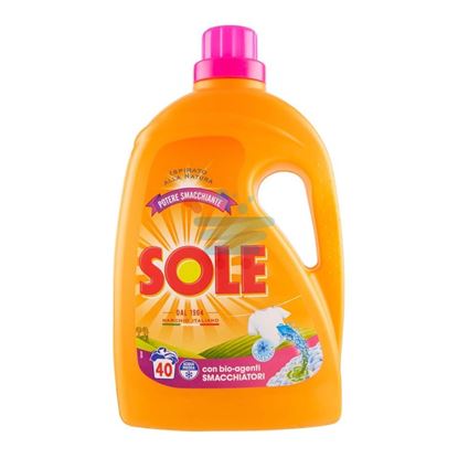 SOLE DETERSIVO LAVATRICE LIQUIDO POTERE SMACCHIANTE 40 LAVAGGI 2LT