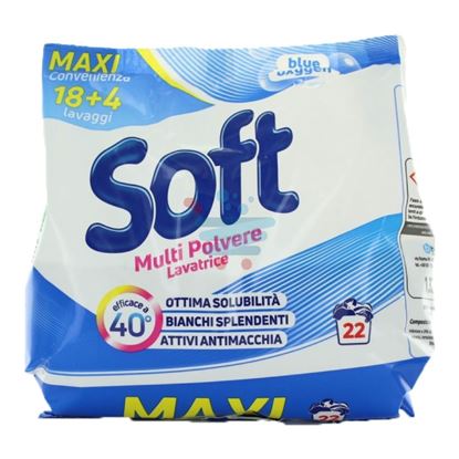 SOFT DETERSIVO LAVATRICE IN POLVERE CLASSICO 22 MISURINI 1320GR