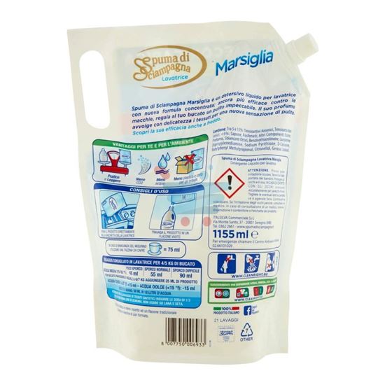 SPUMA DI SCIAMPAGNA RICARICA LAVATRICE MARSIGLIA 1155ML