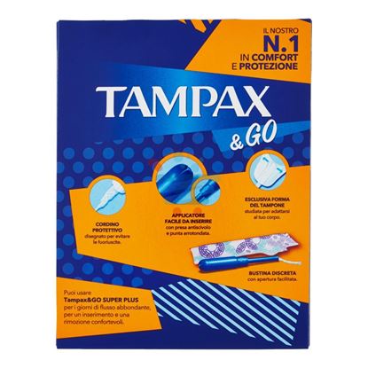 TAMPAX & GO SUPER PLUS 18 PEZZI