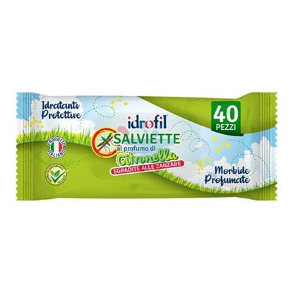 IDROFIL SALVIETTINE ALLA CITRONELLA 40 PEZZI