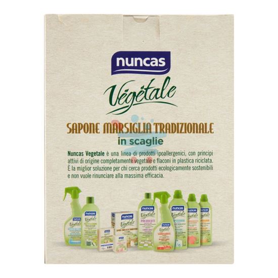 NUNCAS VEGETALE SAPONE MARSIGLIA A SCAGLIE 400GR