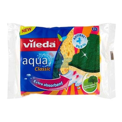 VILEDA SPUGNA AQUA 2 PEZZI