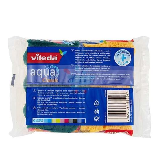 VILEDA SPUGNA AQUA 2 PEZZI