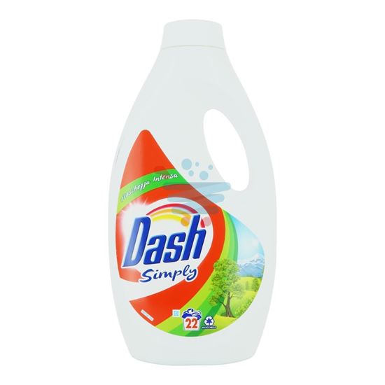 DASH DETERSIVO LAVATRICE LIQUIDO SIMPLY FRESCHEZZA 22 LAVAGGI 1210ML