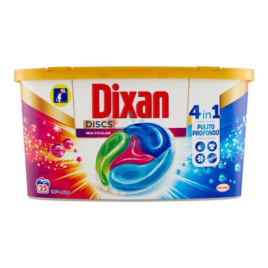 DIXAN 4IN1 DISCS COLOR 25 PEZZI