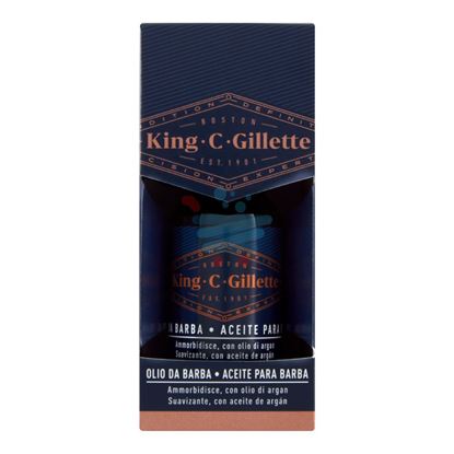 KING C GILLETTE OLIO DA BARBA ARGAN 30ML